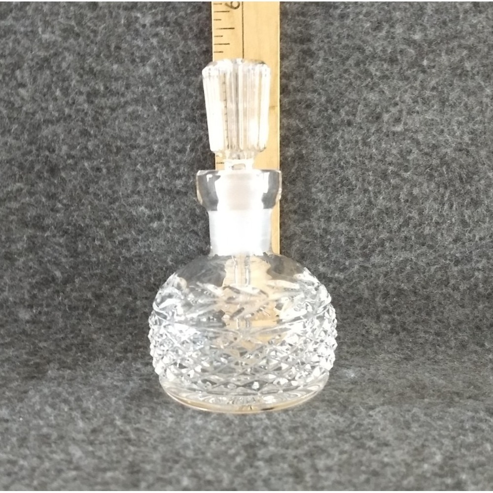 Vintage Waterford Crystal Glandore Perfume Bottle & Stopper Hand Blown Decanter - Picture 15 of 16